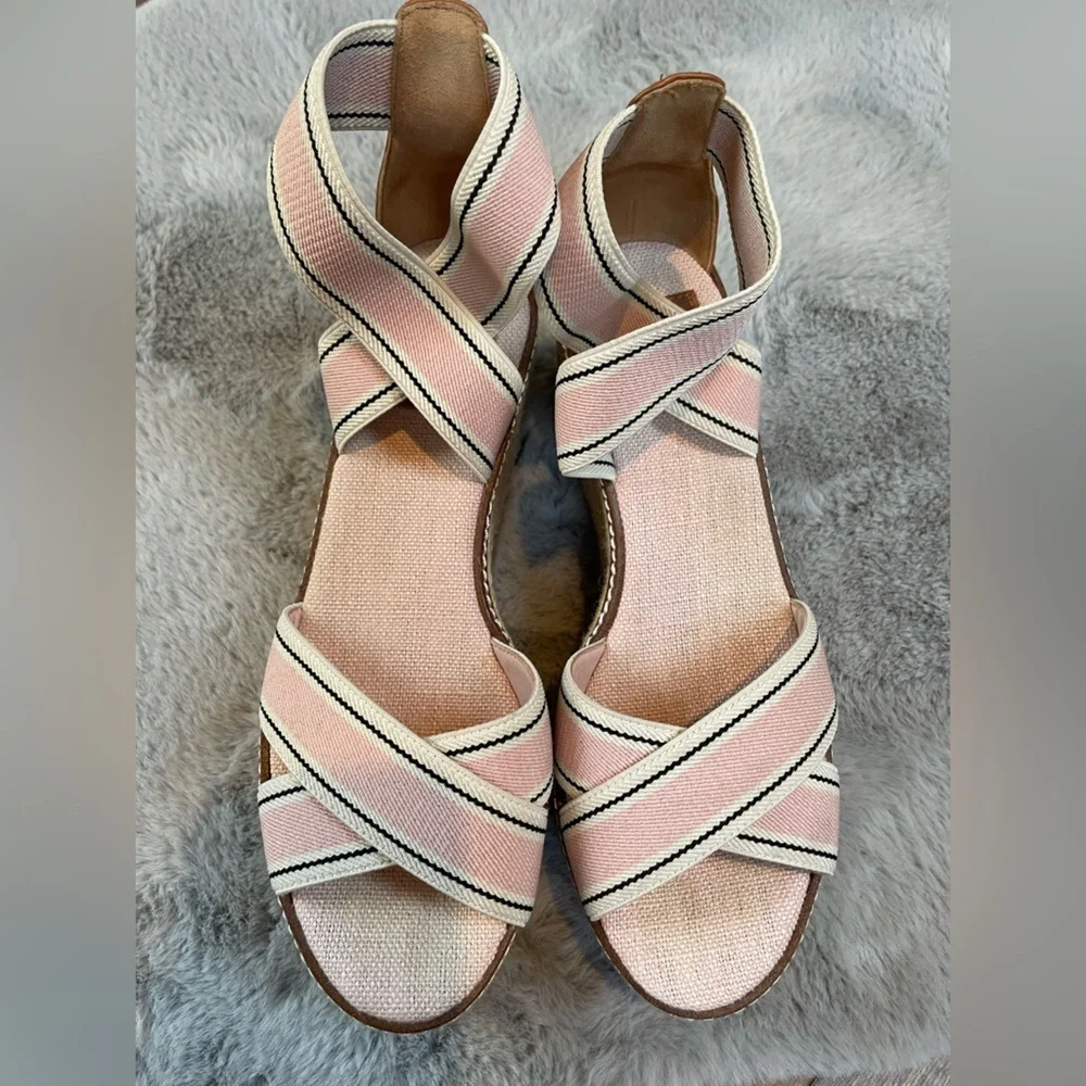 Tory Burch Pink Espadrille Sandals